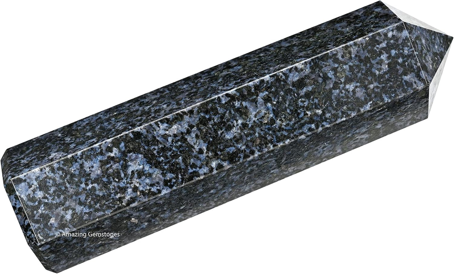 Amazing Gemstone Large Indigo Gabbro Crystal Towers ~ Natural Healing Crystal Point Obelisk for Reiki Healing and Crystal Grid (5.5 to 6 INCH)