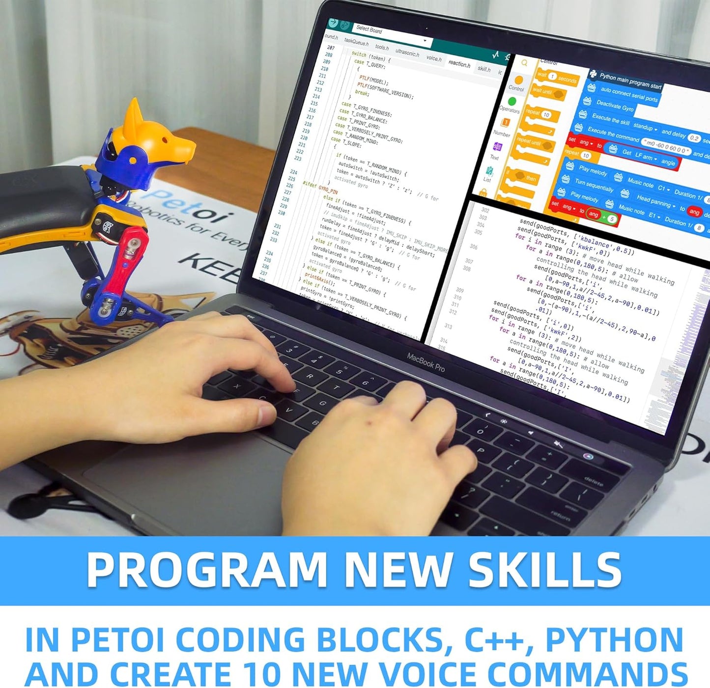 Robot Dog Bittle X V2 (Pre-Assembled) | Robotics Kit | Coding Smart Robot Kit, Voice Control, Programmable Quadruped Robot, Open Source, STEM & Robotics Education