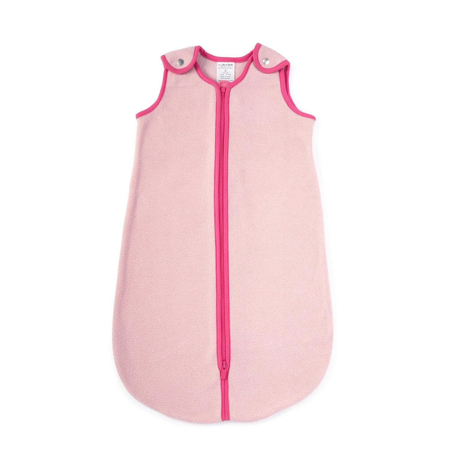 baby deedee Sleep Nest Fleece Sleeping Bag, Sweet Pink, 6-18 Month