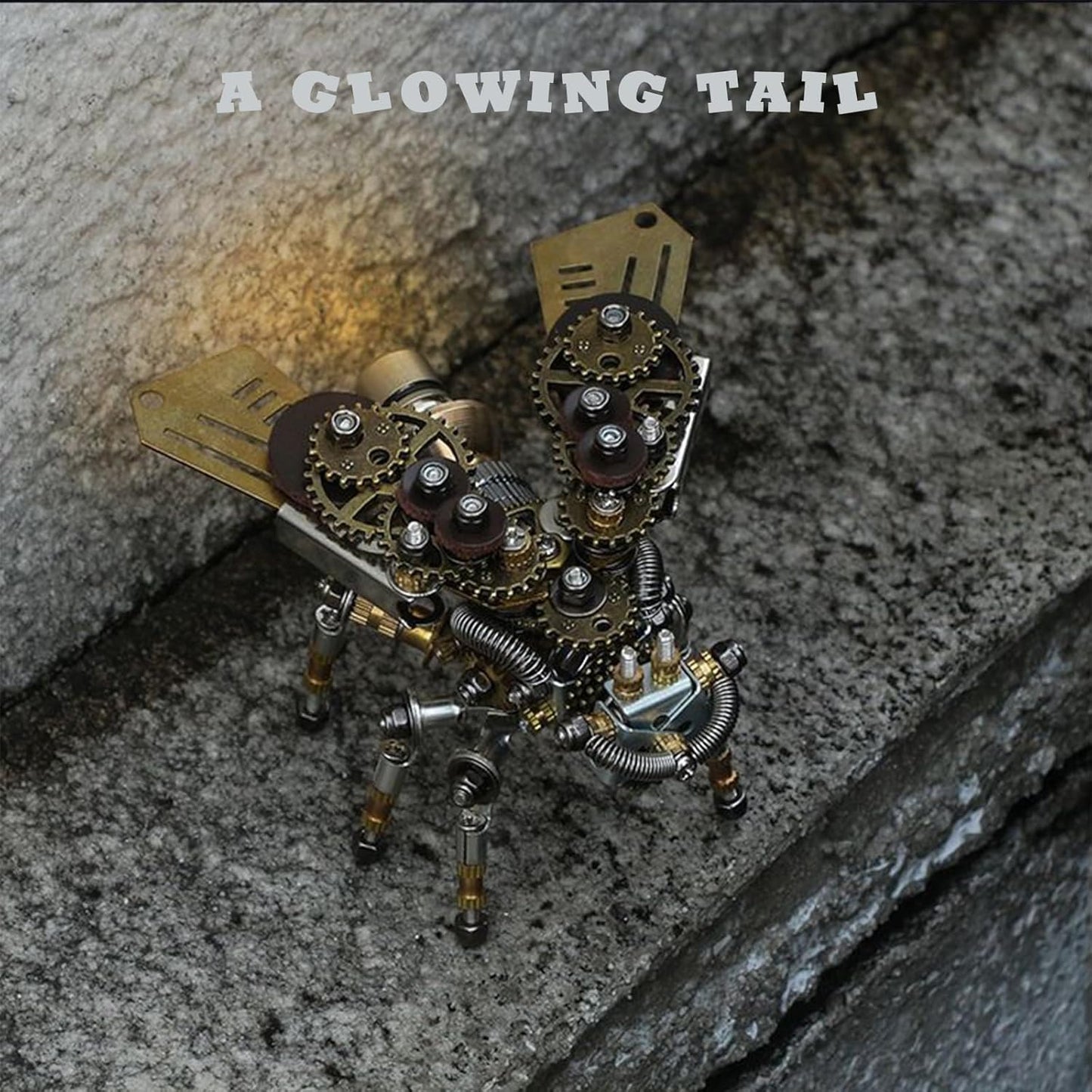 Adult 3D Metal Puzzle, Punk Insect Model Set, 3D Metal Puzzle Mechanical Insect Building Blocks, Fun DIY Assembly, high-end Men's Gifts.