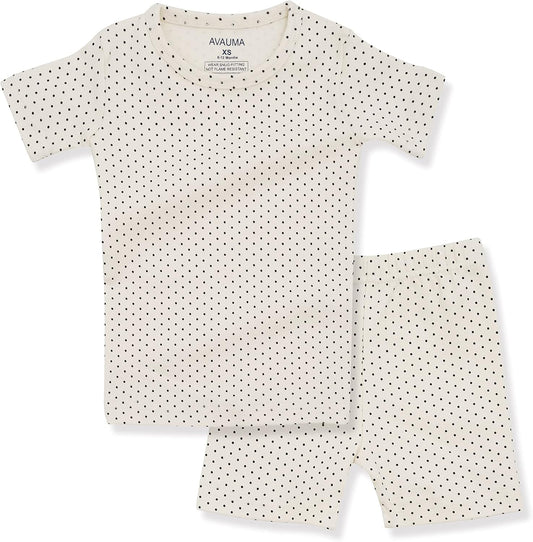 AVAUMA Baby Boys Girls Pajama Set 6M-7T Kids Cute Toddler Snug fit Pattern Design Pjs Cotton Sleepwear