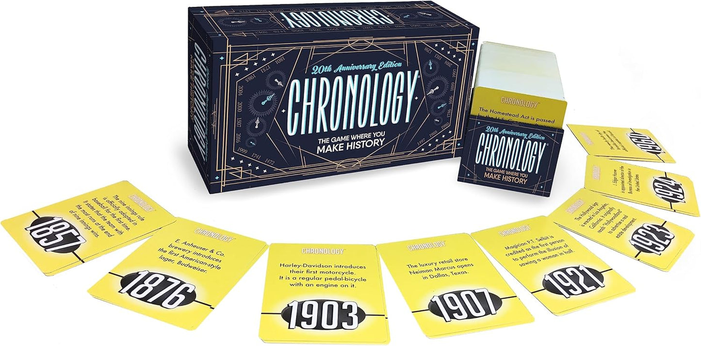 Buffalo Games CHRONOLOGY - The Game Where You Make History - 20th Anniversary Edition