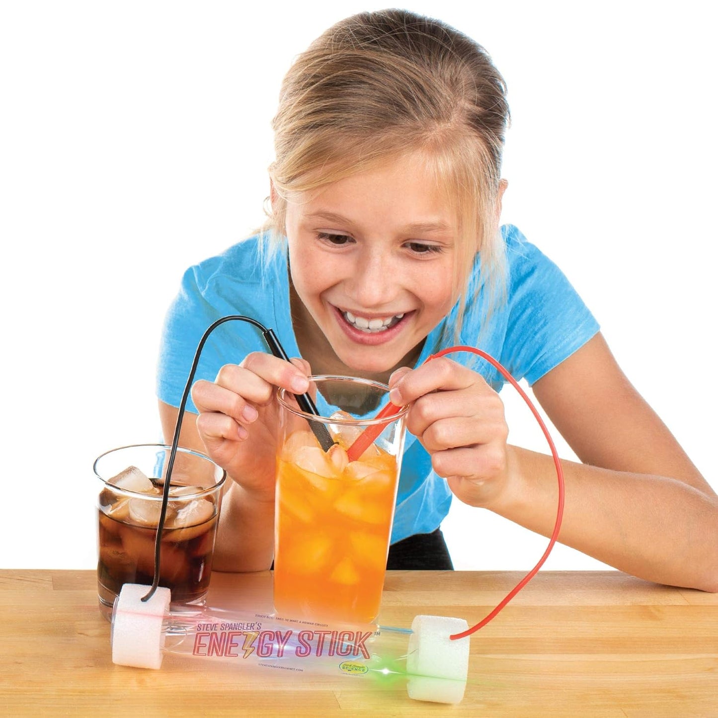 Steve Spangler Science Energy Stick Conductor - Experiments for Kids - Learn About Electricity, Insulators & Conductors - Great Stocking Stuffer