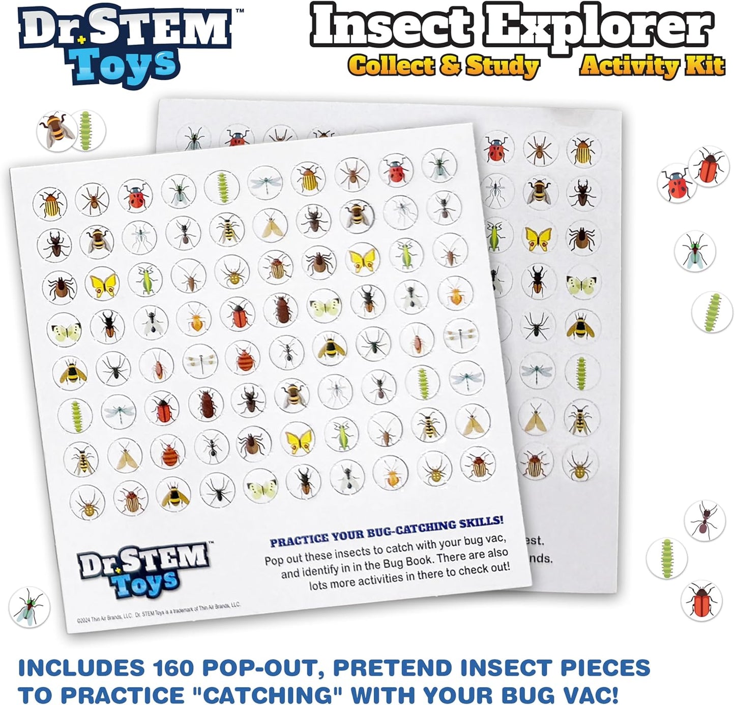 Nature Bound Bug Catcher Toy, Eco-Friendly Bug Vacuum, Catch and Release Indoor/Outdoor Play, Ages 3 to 12, Green, Complete Kit for Kids, Includes Capture Core with Magnification (Deluxe Science Kit)