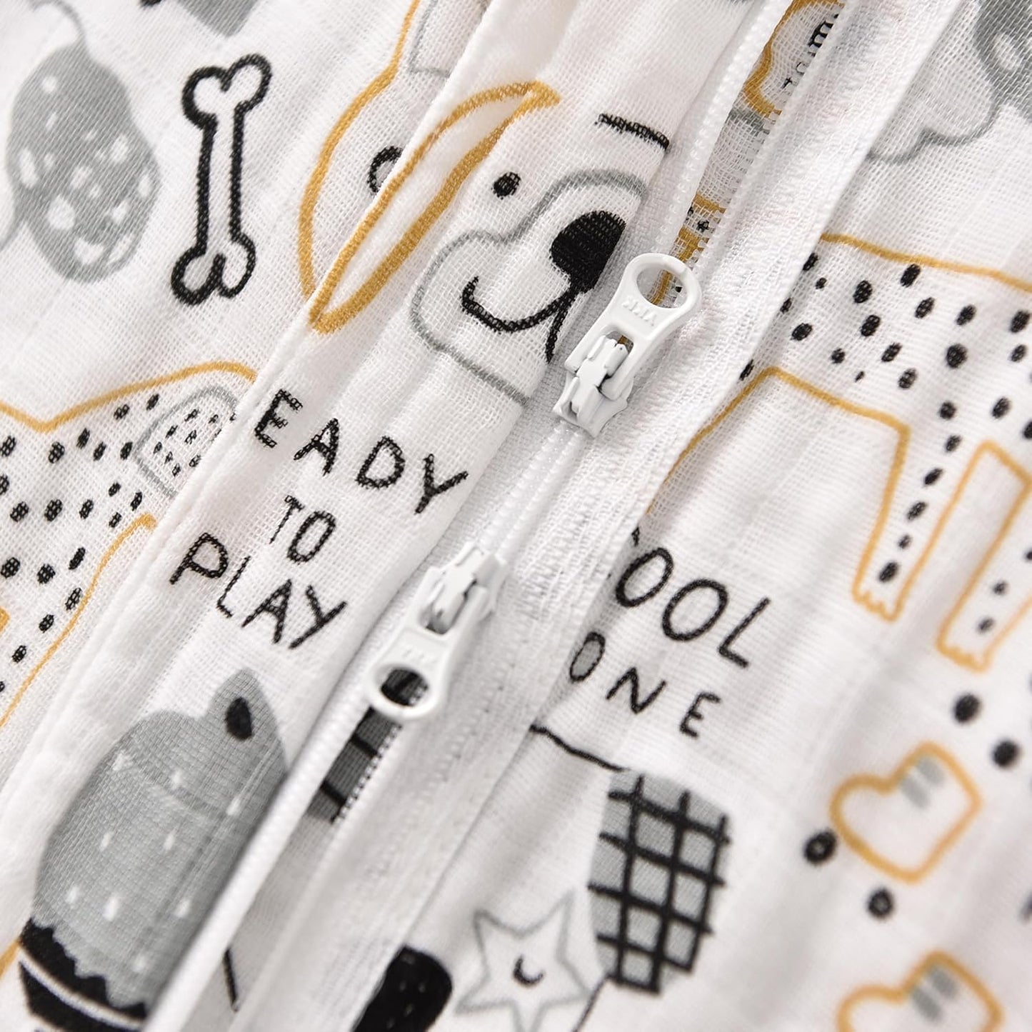 Baby Sleep Sack 2-4 T Baby Wearable Blanket 100% Organic Cotton 0.5 TOG Toddler Sleeping Sack 2- Way Zipper Soft Lightweight X-Large Pup