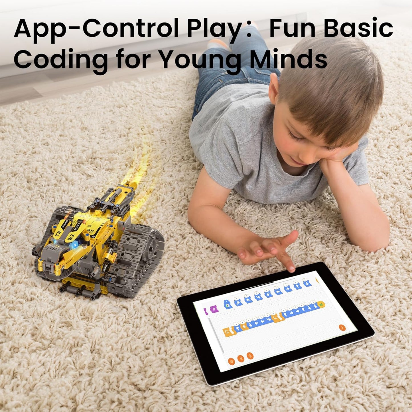 Sillbird Robot Building Kit with Remote Control Gifts for Kids Boys Ages 8-13, Coding STEM Robotic Technic Racer Car Toys for Birthday, Build 6in1 Model with 631 Pieces