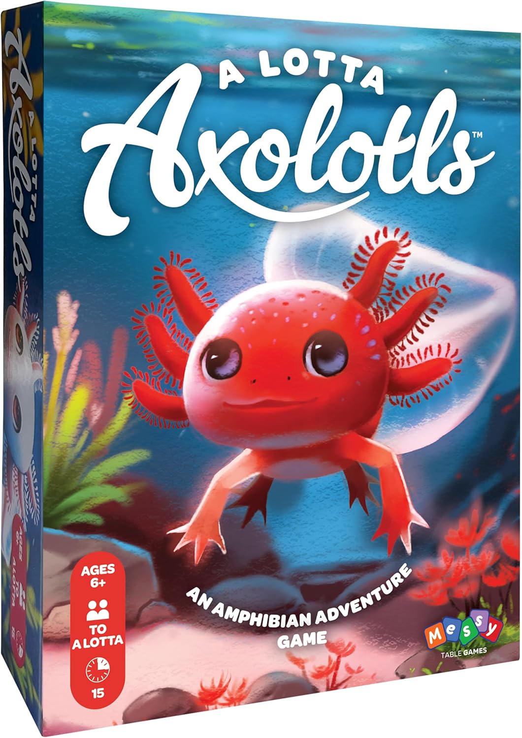 A Lotta Axolotls | Lighthearted Card Game | Great for Game Night | Perfect for Kids and Adults | Ages 6 and up