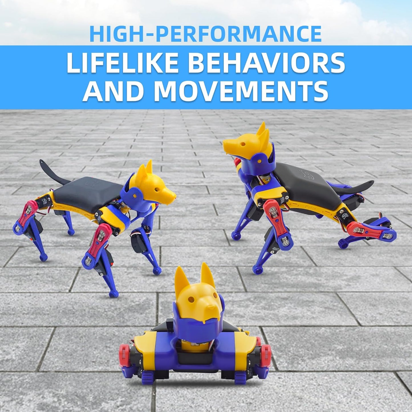 Robot Dog Bittle X V2 (Pre-Assembled) | Robotics Kit | Coding Smart Robot Kit, Voice Control, Programmable Quadruped Robot, Open Source, STEM & Robotics Education