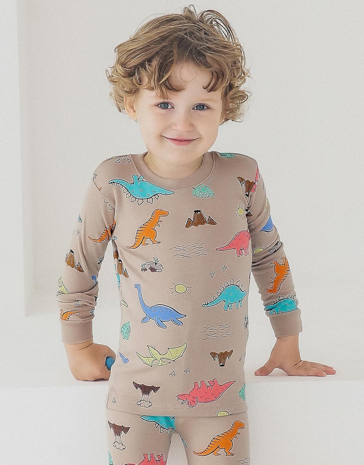 VAENAIT BABY 6M-12Y Kids Unisex Girls & Boys Soft Comfy Modal Tencel Sleepwear Pajamas 2pcs or 4pcs Set