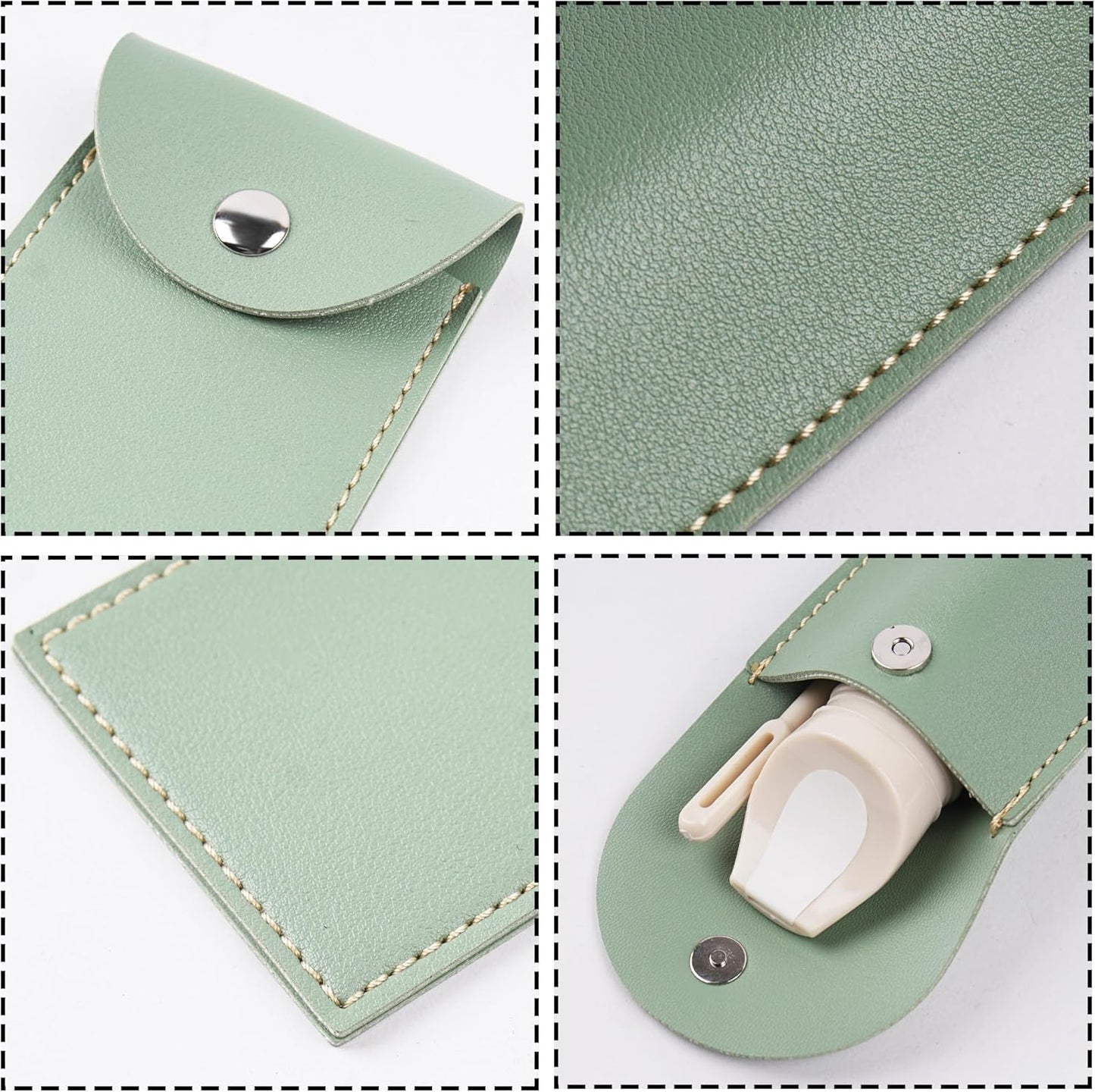 LIZIMANDU Recorder Instrument for Beginner Adults,8-Hole Soprano Descant Recorder Music Flute with with Cleaning Rod & Leather Case For Home Entertainment(2-Green)