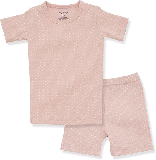 AVAUMA Baby Boys Girls Pajama Set 6M-7T Kids Cute Toddler Snug fit Pattern Design Pjs Cotton Sleepwear