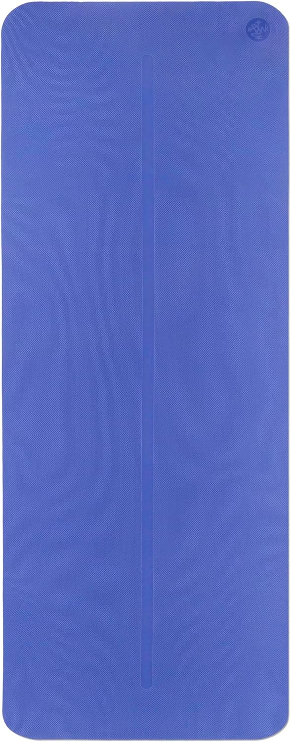 Manduka Begin Yoga Mat 68" - 5mm Cushioning | Comfortable, Lightweight & Reversible with Alignment Stripe | Budget-Friendly | 68 x 24 inches