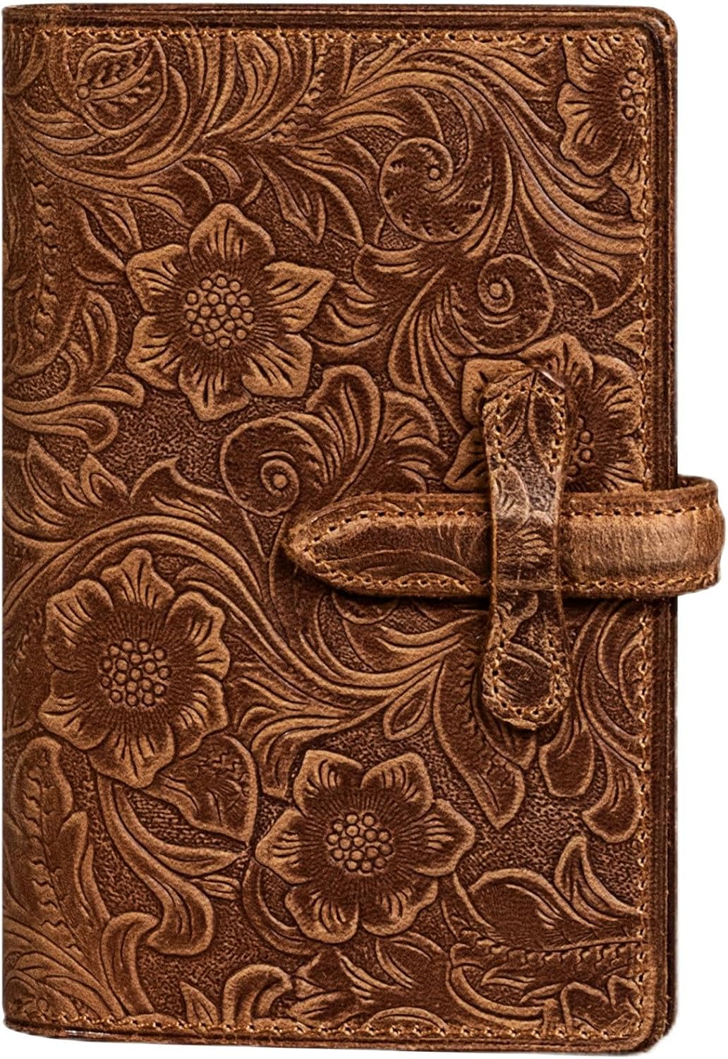 Slim RFID Blocking Leather Passport Holder Travel Bifold Wallet For Men And Women