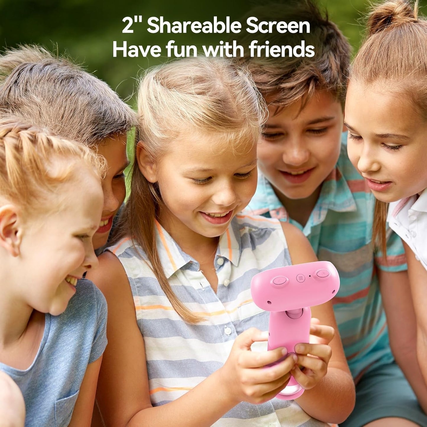 TOMLOV P30 Microscope for Kids, Portable 1000X 2'' LCD Digital Microscope for Slides, HD Camera & Video, Pocket Magnifying Glass with Light, Handheld Magnifier for Home Science Education, Mini Scope