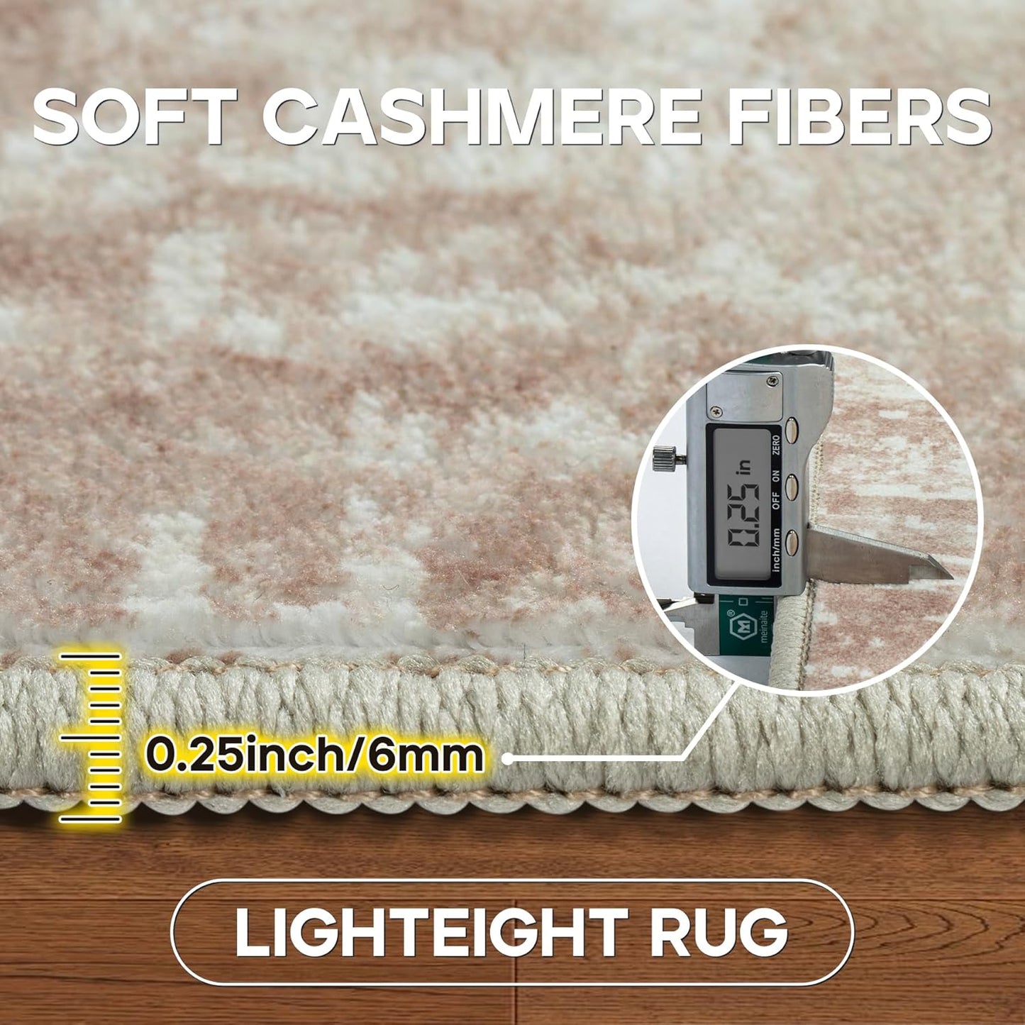 10x14 Area Rugs Large Living Room Rug Washable: Modern Abstract Rug Indoor Modern Carpet Non Slip for Dining Room Bedroom Nursery Home Office Beige