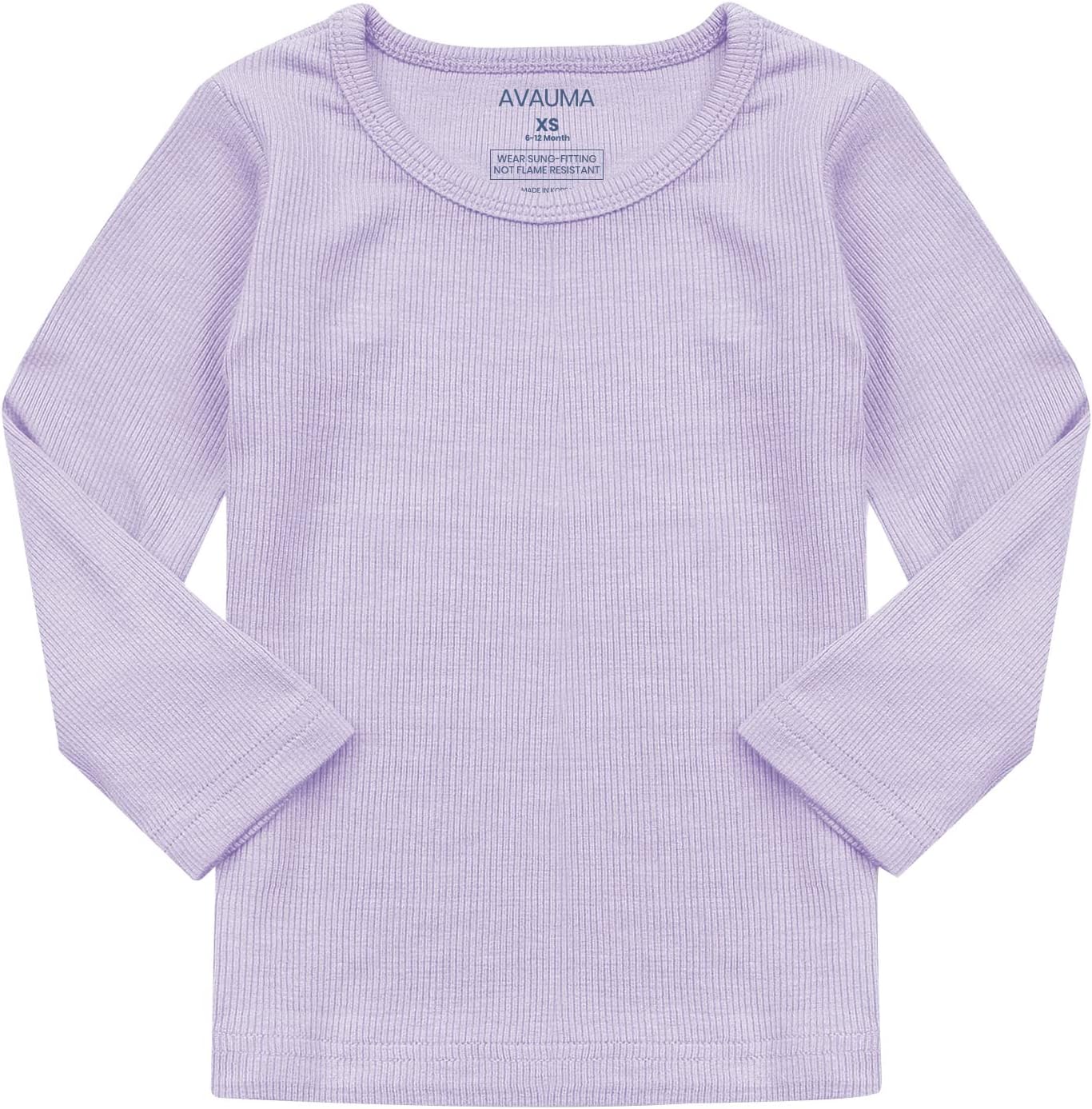 AVAUMA Baby Boys Girls Pajama Set Kids Toddler Snug fit Ribbed Sleepwear pjs for Daily Life Style