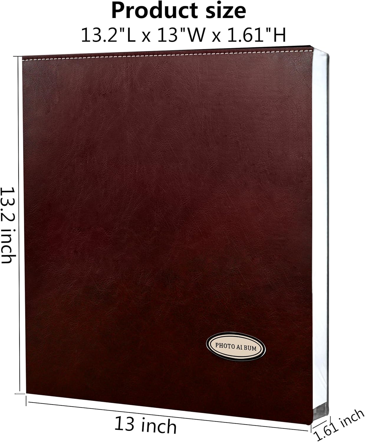 Self-Adhesive Photo Album, Dust-free, glue free and waterproof Scrapbook Album, Family album, Leather Cover, Hand Made DIY Albums Holds 3x5, 4x6, 5x7, 6x8,8x10 photos