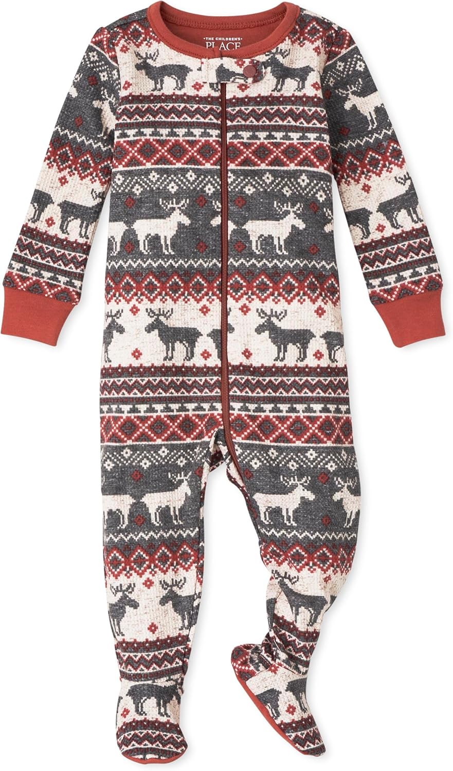 The Children’s Place Family Matching, Christmas and Holiday Pajama Sets, Cotton