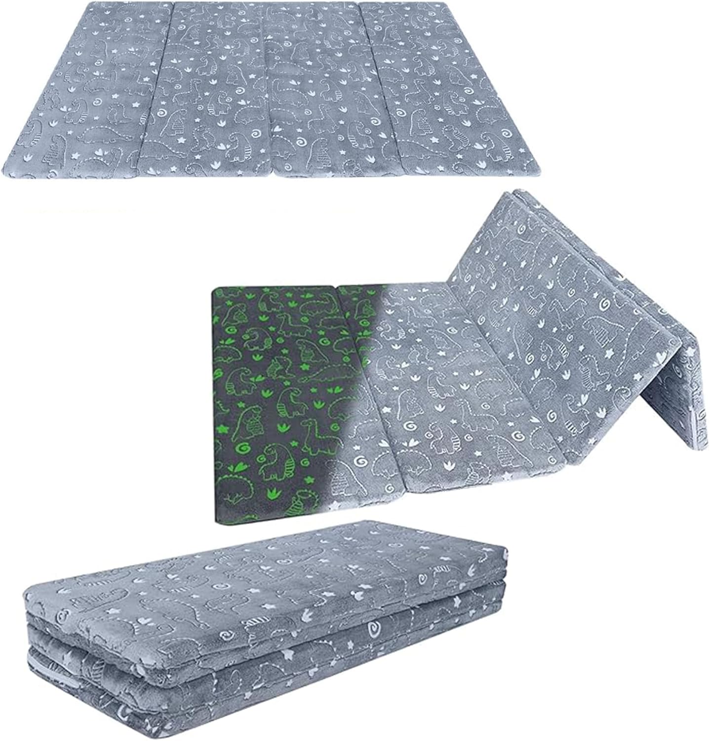 MeMoreCool Kids Floor Futon Mattress Large 6x4 FT, Thicken Foam Tatami Sleeping Pad for Playroom, Foldable Crawling Mat for Children’s Play Area