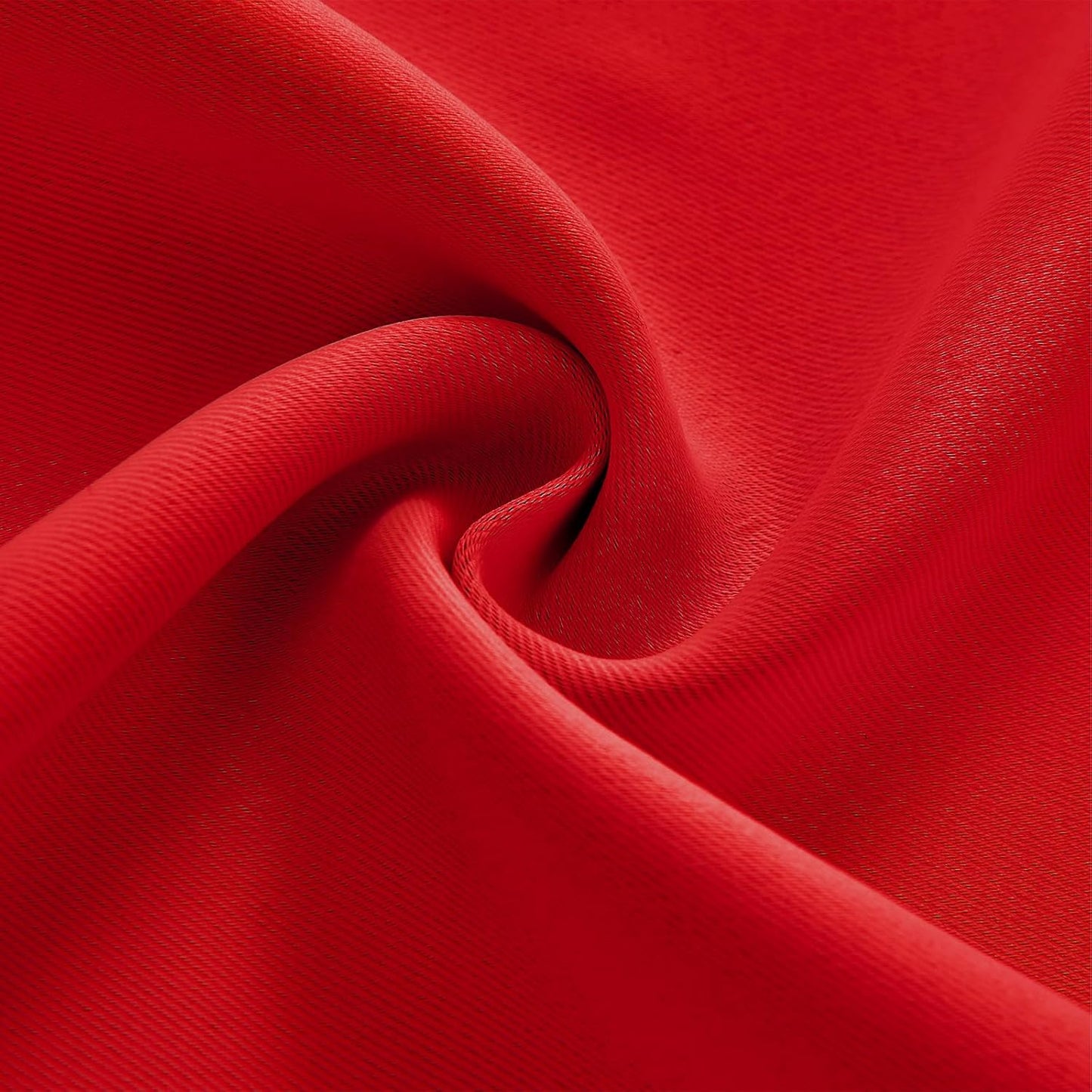 Joydeco 90 Inch Blackout Curtains for Bedroom, Thermal Insulated Black Out Curtains, Room Darkening Drapes for Living Room Window Rod Pocket Back Tab (W52 x L90 Inch, Red)