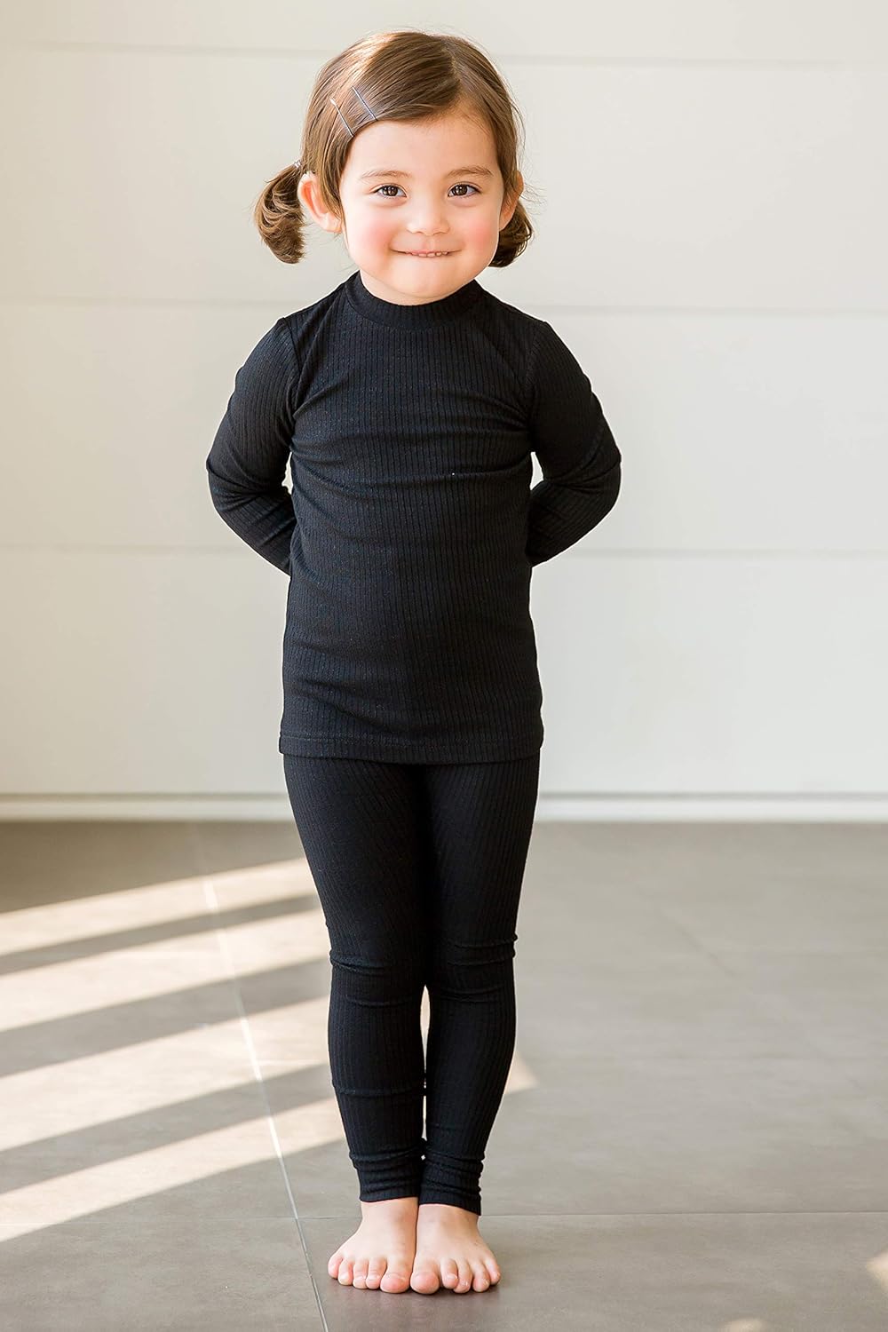 VAENAIT 6M-12Y Toddler Kids Girls Boys Soft Comfy Modal Tencel Solid Raglan Sleepwear Pajamas Pjs 2pcs/4pcs Set