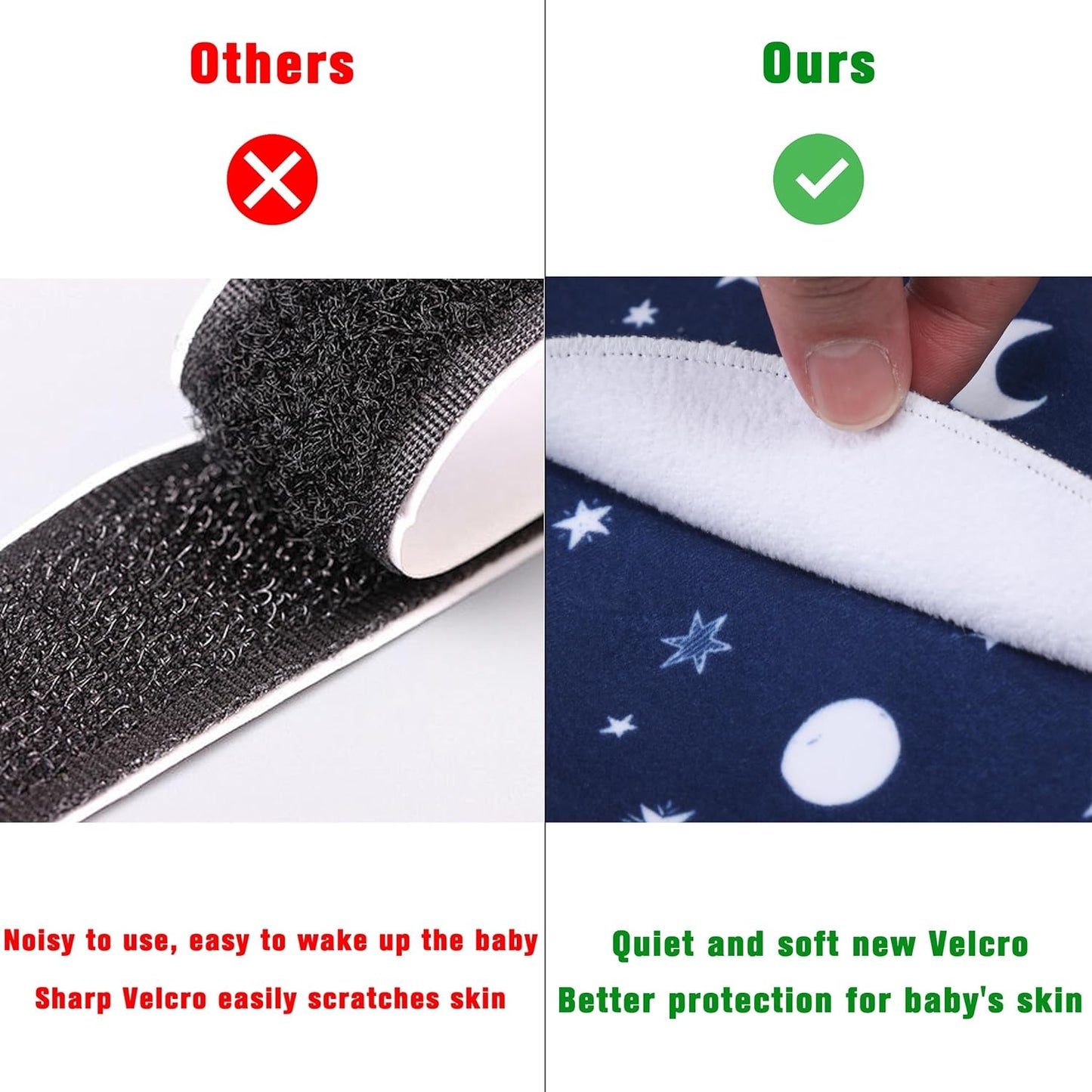 Newborn Sleep Sack Baby Swaddle,Swaddle me 0-3 Month,3-Way Adjustable Wearable Blanket,100% Rayon Cotton Swaddling Sleeping Bag，TOG 0.5 (Starry Sky, 0-3 Months)