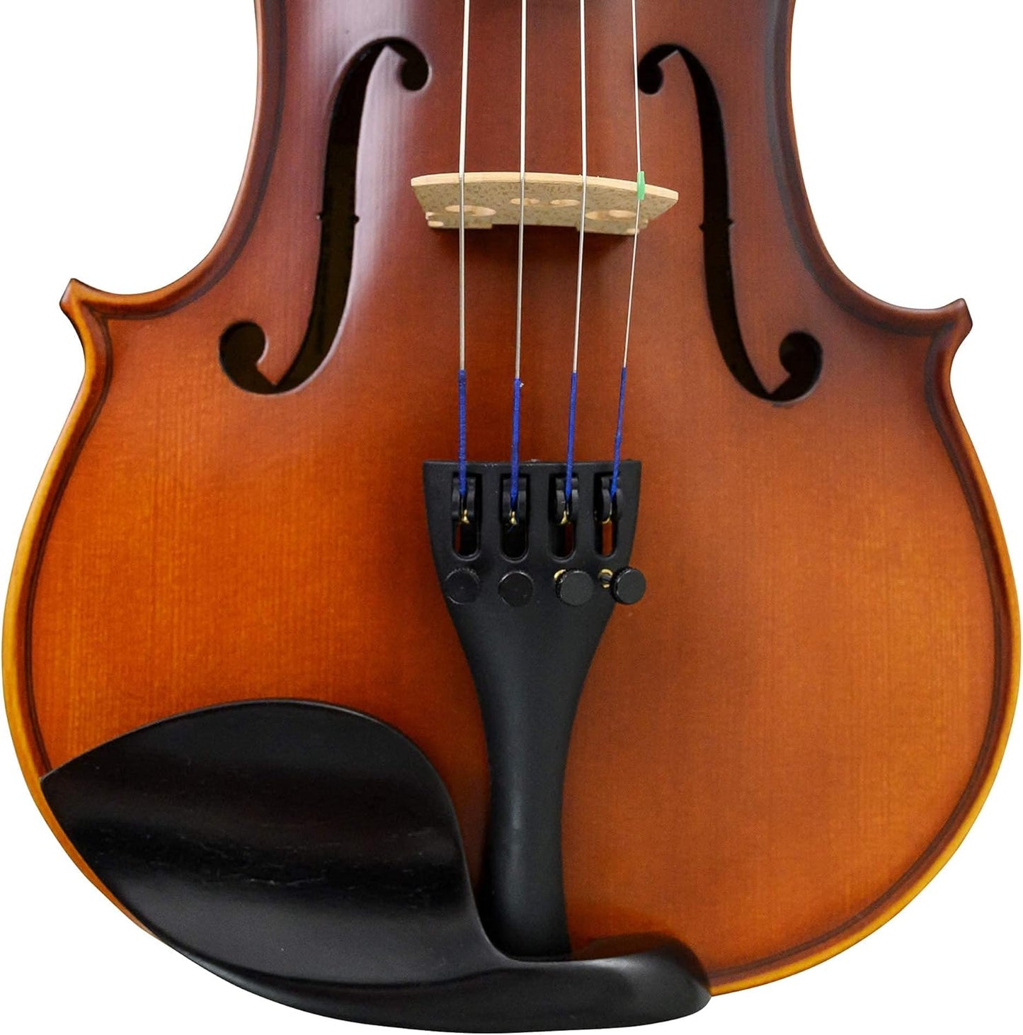 Bunnel Premier Violin Outfit 1/8 Size - Carrying Case and Accessories Included — Solid Maple Wood and Ebony Fittings By Kennedy Violins