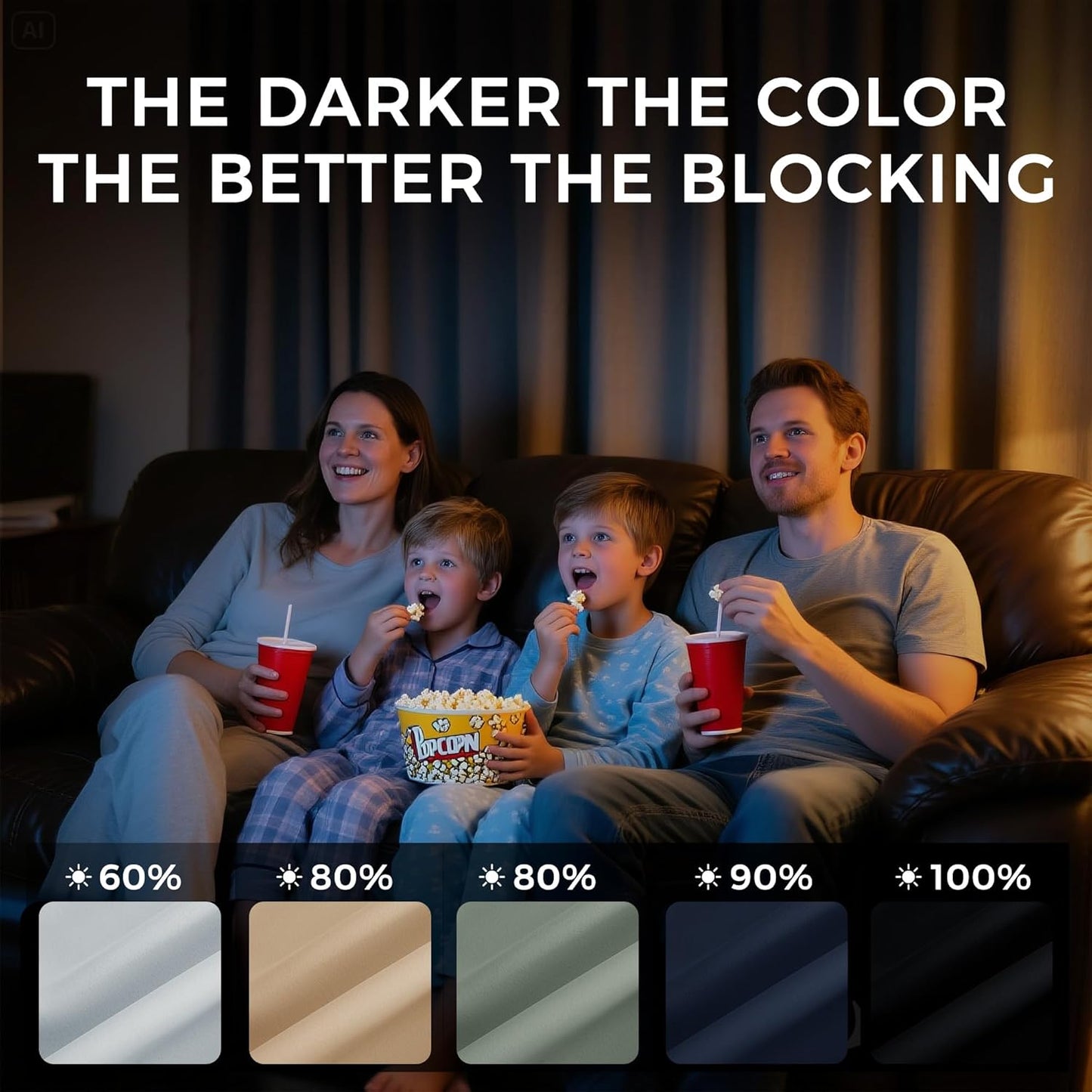 NICETOWN Greyish White Room Darkening Panels - Grommet Thermal Insulated Window Treatments for Bedroom, Yard, Nursery, Kids Room, Laundry - Breathable, 2 Panels, W52 x L63