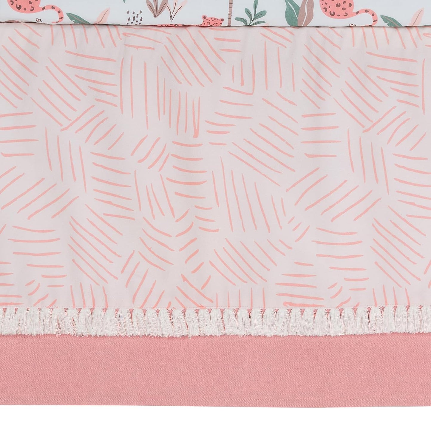 Lambs & Ivy Enchanted Safari Leopard/Lemur Jungle 3-Piece Baby Crib Bedding Set