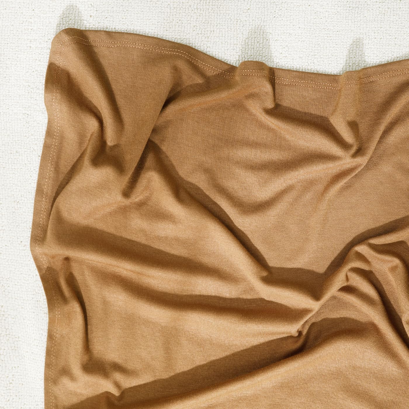 GRSSDER Newborn Swaddle Blanket, Ultra Soft Jersey Receiving Blanket with Matching Headband and Beanie Set 33×44", Stretchy Baby Neutral Swaddle Wrap for Girls and Boys