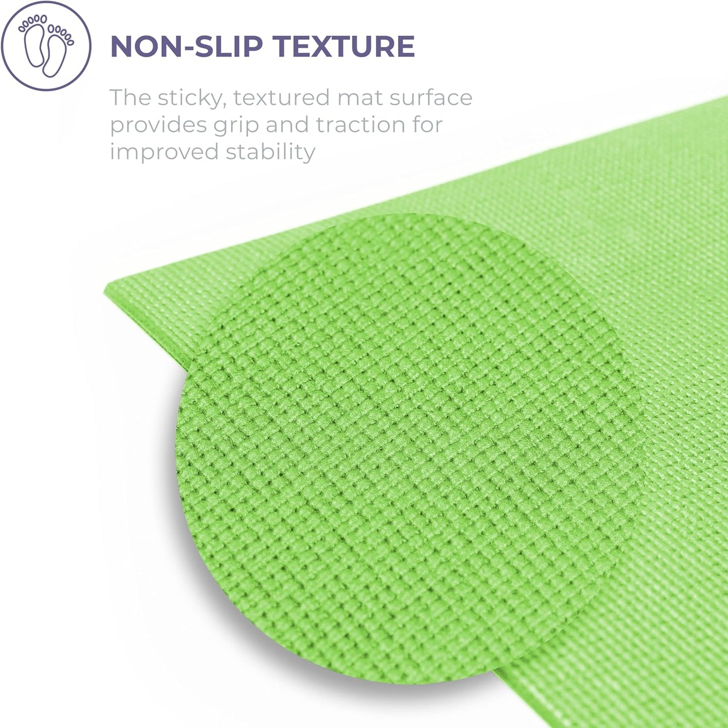 Sunshine Yoga Voyage Yoga Mat, 10 Pack, 72" x 24" Professional Studio and Gym Bulk Yoga Mats, 5mm Thick, Durable, Anti-Tear, Non Slip Fitness and Exercise Mats