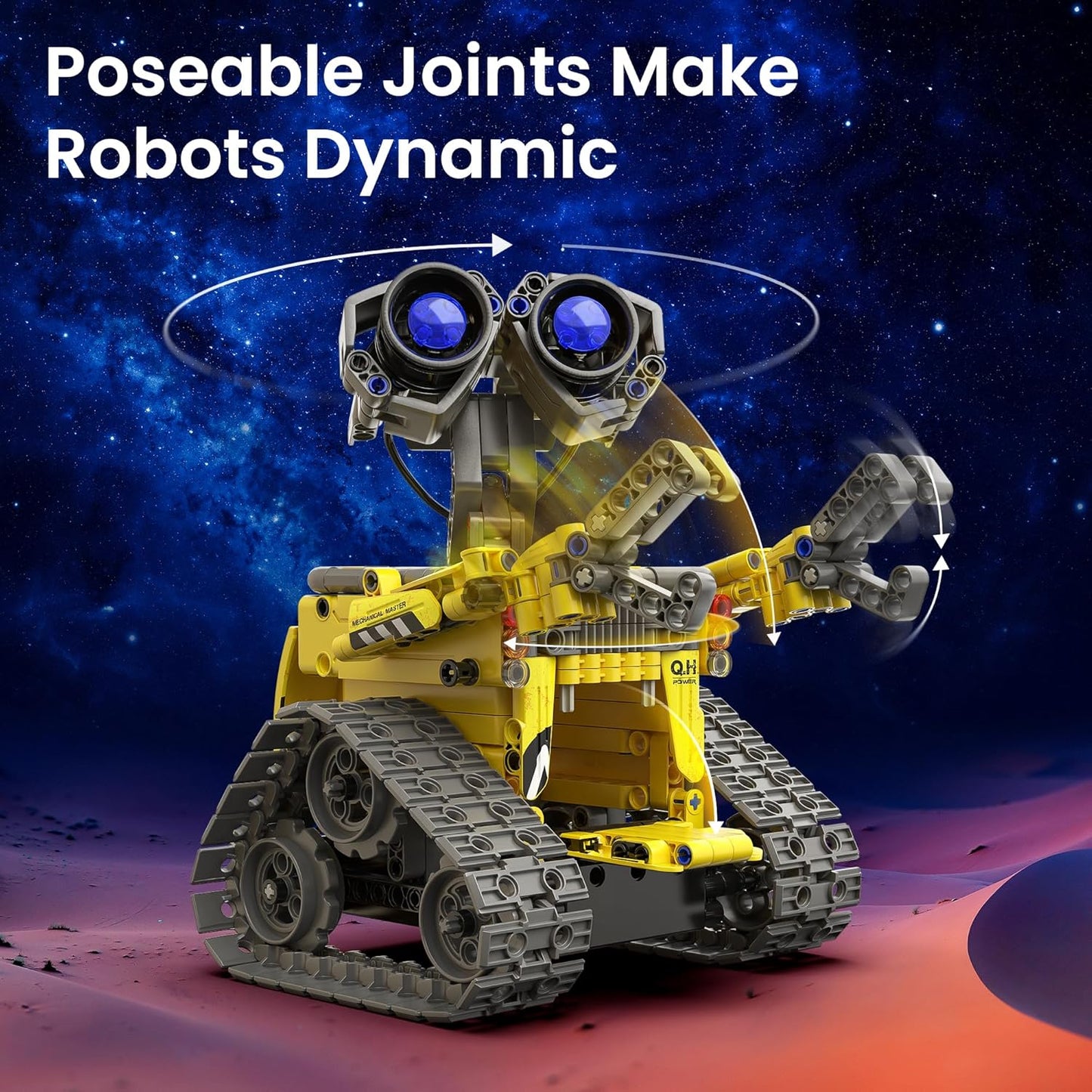 Sillbird Robot Building Kit with Remote Control STEM Gifts for Boys Age 8-13, Technic Coding Robotic Toys for Kids Birthday, Buildable 5in1 Models with 488 Pieces