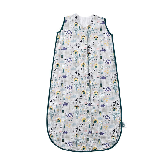 Baby Sleep Sack 1-2 T Baby Wearable Blanket 100% Organic Cotton 0.5 TOG Muslin Toddler Sleeping Sack 2- Way Zipper Soft 12-24 Months