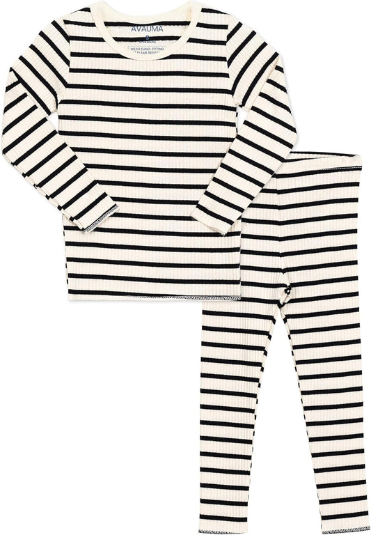 AVAUMA Baby Boys Girls Pajama Set 6M-7T Kids Cute Toddler Snug fit Pjs Cotton Sleepwear