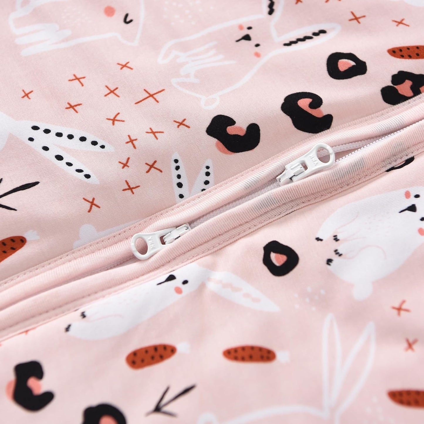 Baby Sleep Sack 2-4 T 95% Rayon from Bamboo 5% Spandex Boys & Girls Wearable Blanket 1.0 TOG Toddler Sleeping Sack 2- Way Zipper X-Large