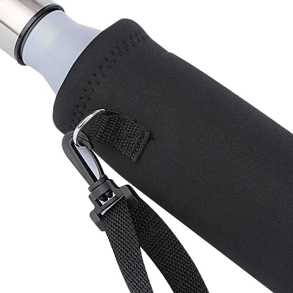 RICHEN Neoprene Water Bottle Carrier Bag with Adjustable Shoulder Strap,Insulated Water Bottle Cover for Stainless Steel/Glass/Plastic Bottles