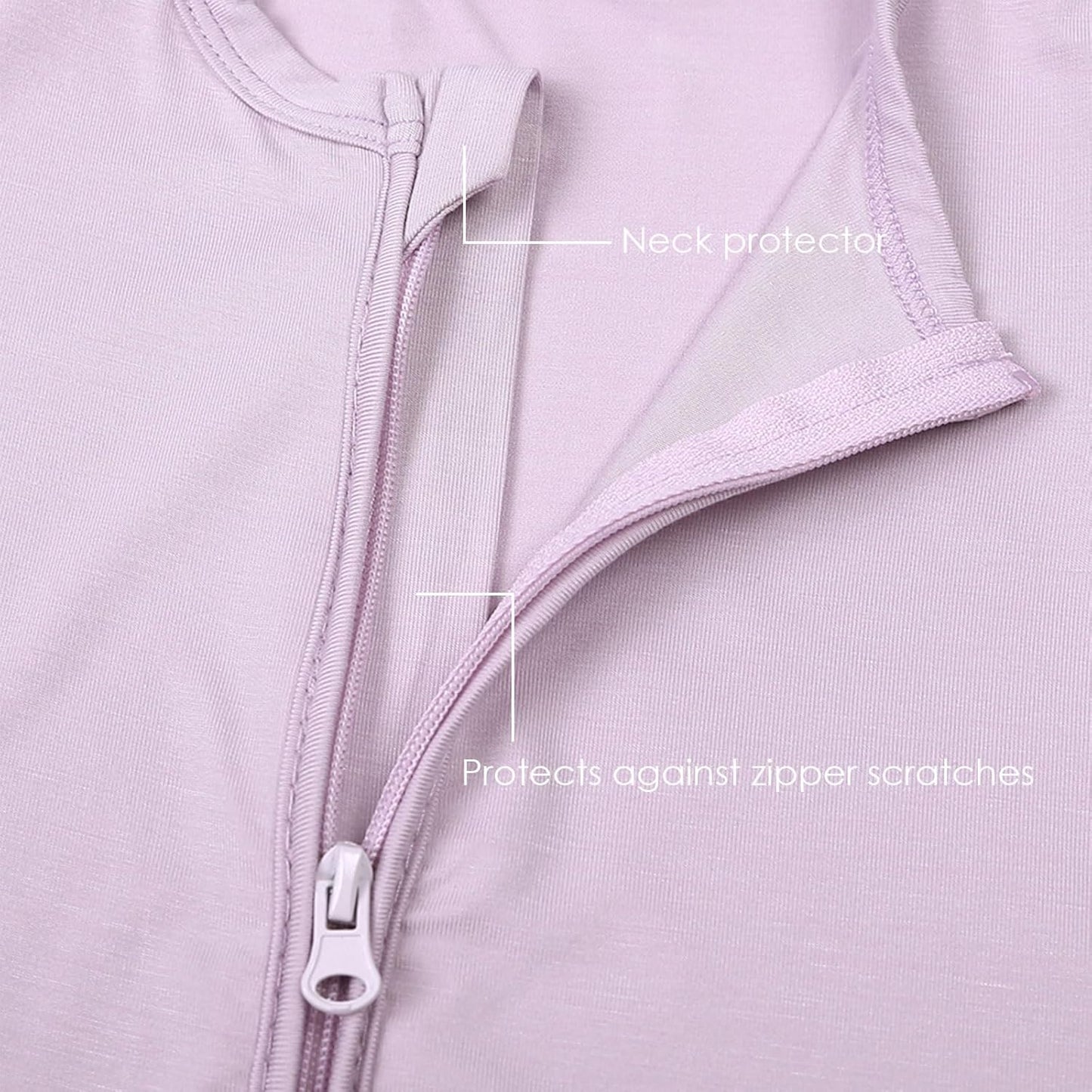 OPAWO Bamboo Baby Pajamas 3 Pack, Double Zipper Bamboo Sleepers for Baby Boy Girl Romper, Toddler Summer Clothes Outfit 0-24M