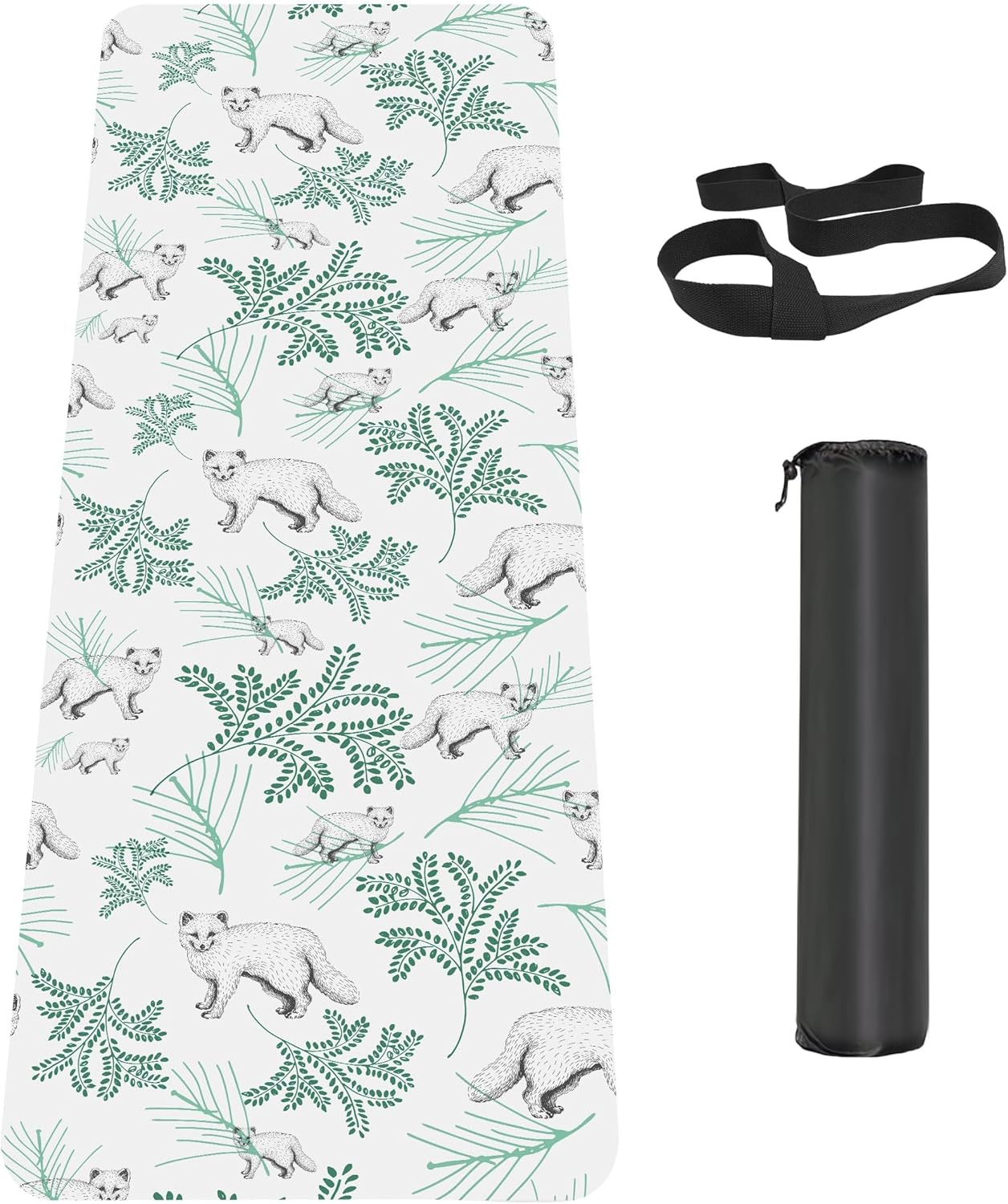 Non Slip Yoga Mat TPE Workout Mat for Men Women, Thick Workout Mat with Carrying Strap, Fitness Mats for Exercise, Yoga, Fitness, Pilates, Floor Workouts (72" x 24" x 6mm)