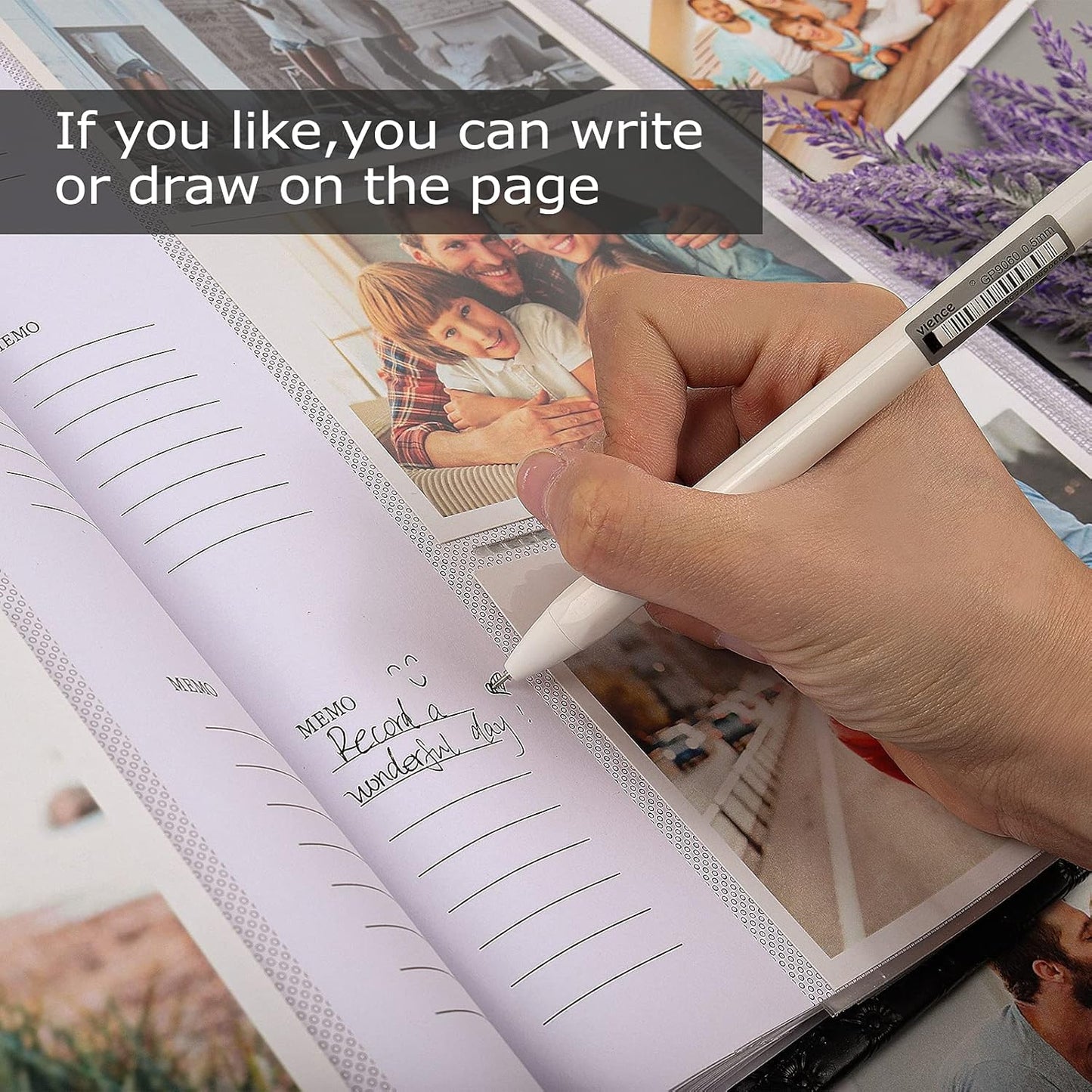 RECUTMS Small Photo Album 4x6 Paper Core Insert Inside Page Picture Album PU Leather Cover 300 Photo Sleeves Boy Girl Family Photo Book Memo Slot Wedding Albums (White)