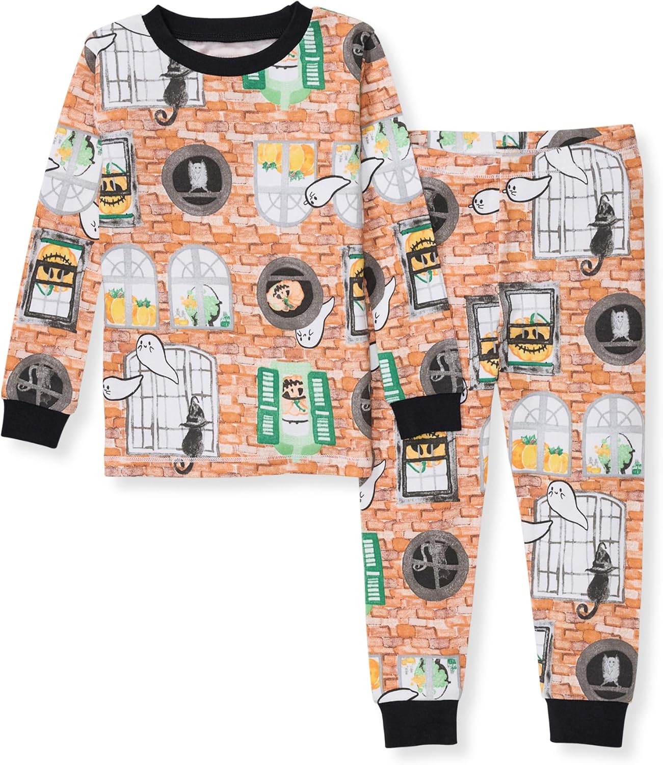Burt's Bees Baby Boys' 2-Piece Long Sleeve Tee and Pants Organic Cotton Pajama Set