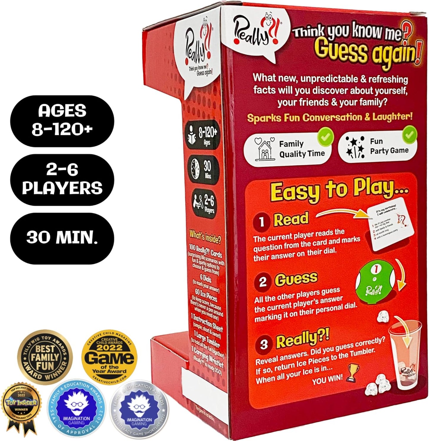 Really?! Think You Know Me? Guess Again - Hilarious Family Game Night Ice Breakers, Conversation Cards to Get Talking