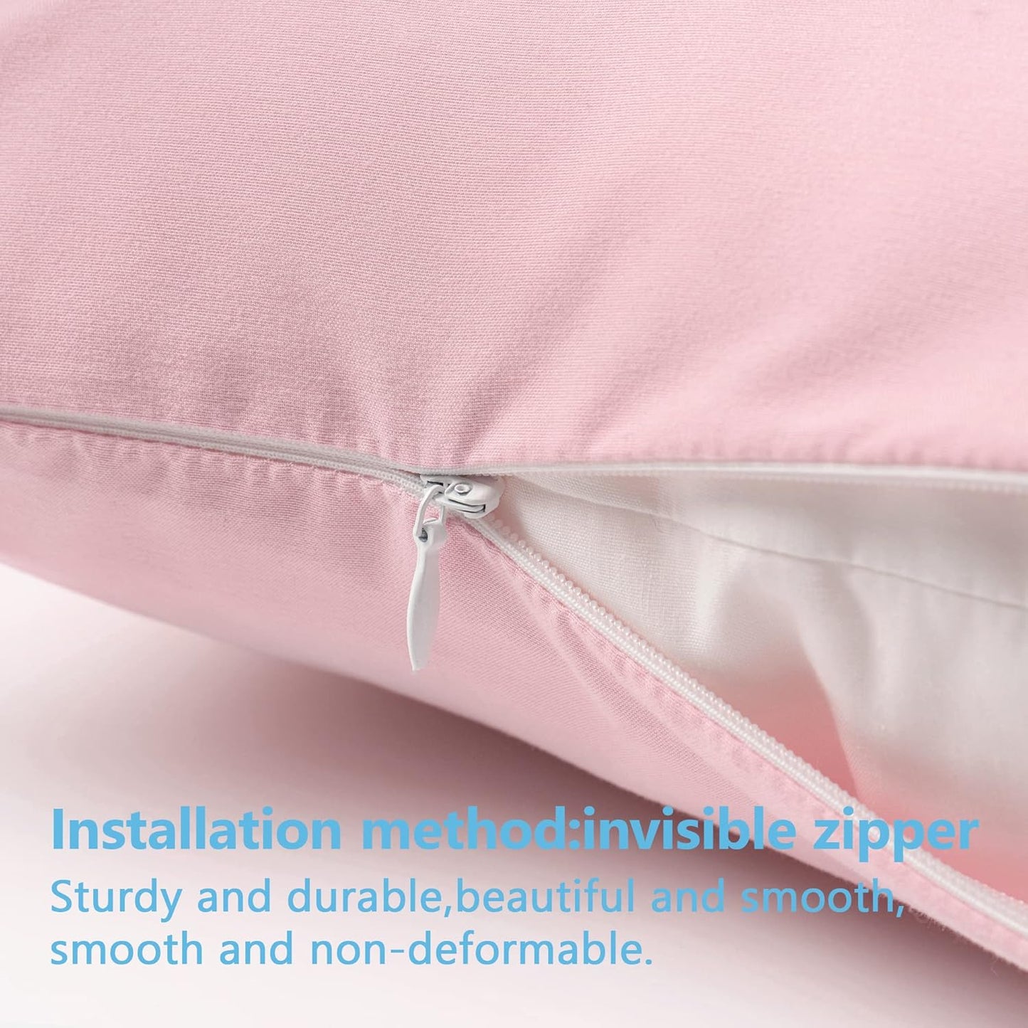 TILLYOU Toddler Pillowcase 2 Pack with Zipper,Silky Soft Microfiber 13" x 18" Kids Travel Pillow Cases, Gray & Pink