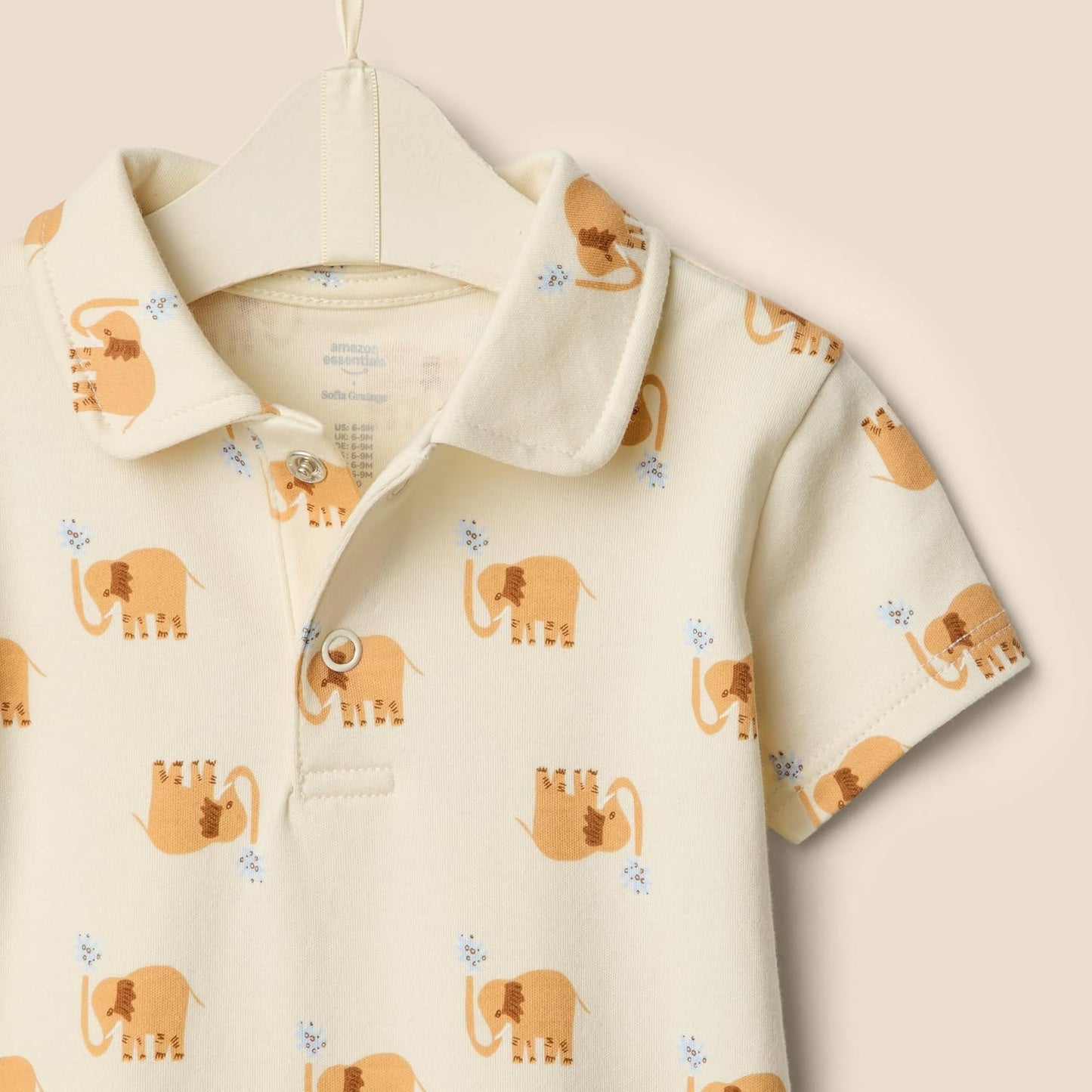 Amazon Essentials baby-boys Short Sleeve Romper