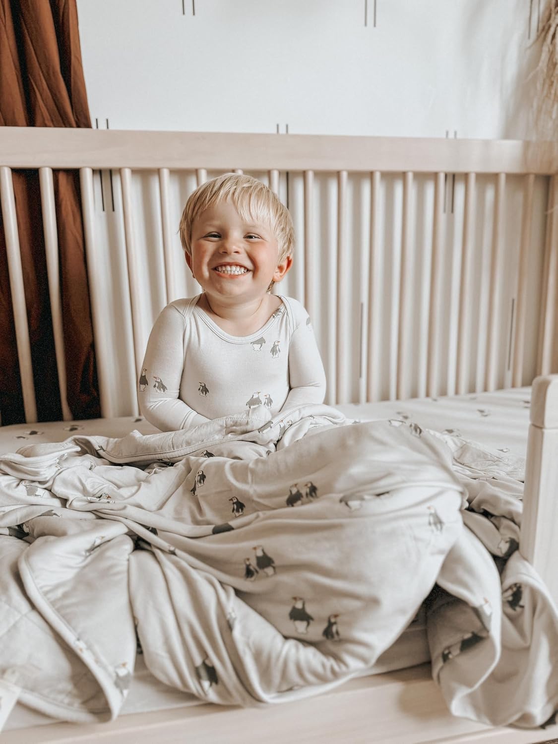 GUNAMUNA Unisex Baby Toddler Ultra-Soft Convertible Pajama, Footie or Romper Sleeper with Diaper Zipper, Newborn to 24 Months