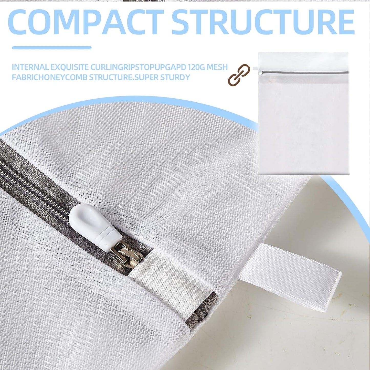 Mesh Laundry Bags, Mesh Wash Bags, Durable Mesh Structure with Strong Zipper, Suitable for Underwear, Delicate Clothes, Pants, Shoes, Socks Washing (Small Fine Mesh, Large 20 * 24in*4pcs)