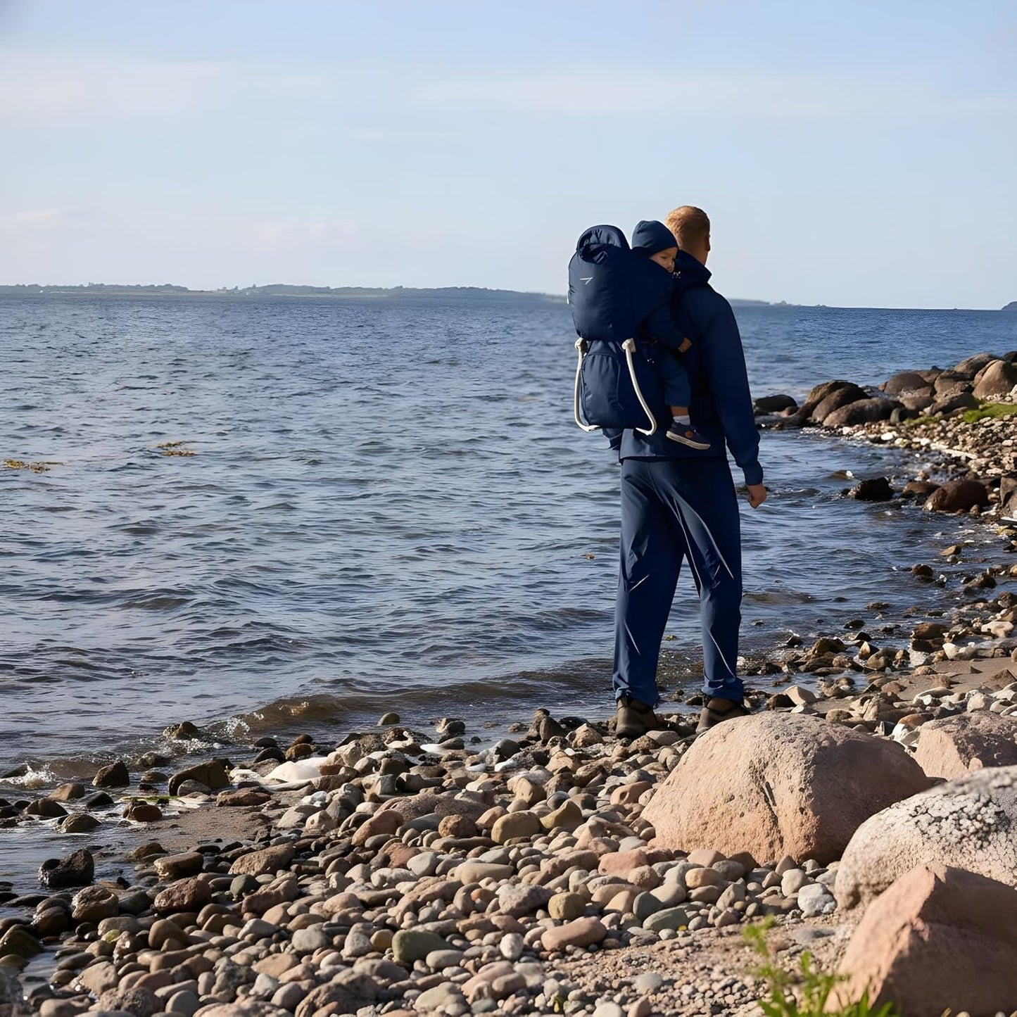 Vandra™ River - Scandinavian Hiking Baby Carrier Backpack - Gravity Lock™ Hard-Shell Frame - Nest Child Carrier for Toddler & Kids - Dust Bag, Alu Tag & More Included