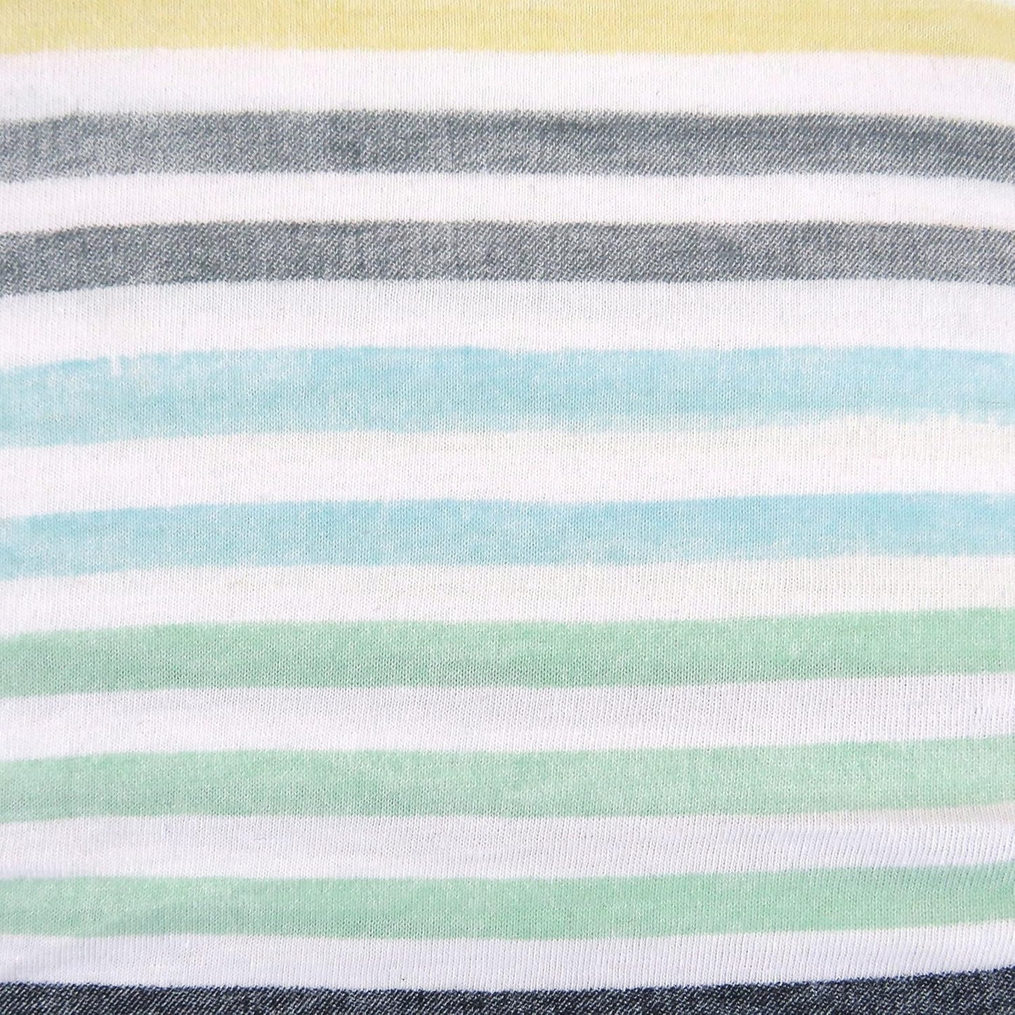HonestBaby Boys Organic Cotton Changing Pad Cover, Rainbow Stripe Blues, One Size