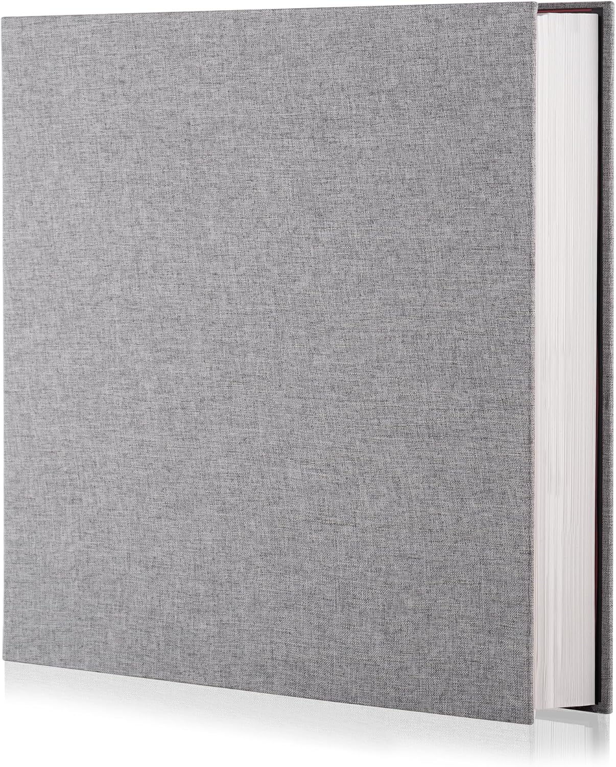 Photo Album Self Adhesive Scrapbook Album for 4×6 Pictures DIY Magnetic Linen Cover Album 30 Blank Pages Great Gift for Family, Wedding, Birthday, Christmas, Anniversary(Green)