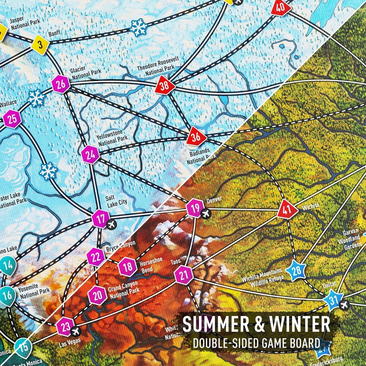 Photo Tour: North America – Family Board Game for Kids and Adults | Travel Strategy Game | Ages 8+ | Easy to Learn | 1–5 Players | Fun for Game Night & Educational Play