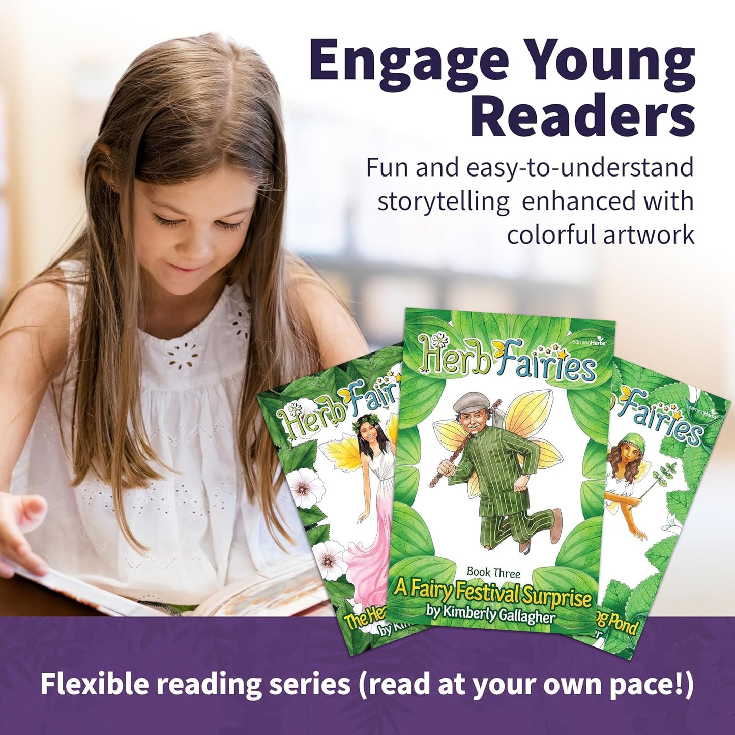 Herb Fairies: 13 Plant Books Set & Digital Learning System - Explore Plants & Healing Herbs Through Engaging & Educational Stories - Includes Audiobooks, Printables, Recipes, Crafts, Puzzles & Games